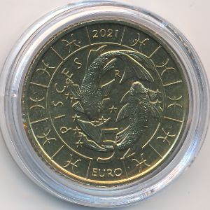 Сан-Марино, 5 евро (2021 г.)