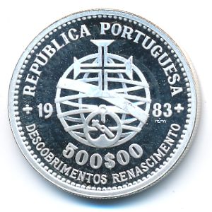 Португалия, 500 эскудо (1983 г.)