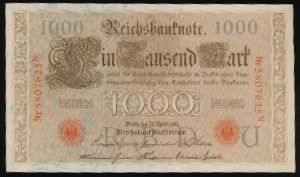 Германия, 1000 марок (1910 г.)
