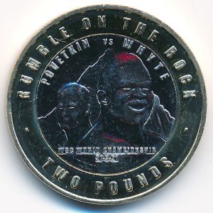 Gibraltar, 2 pounds, 2021