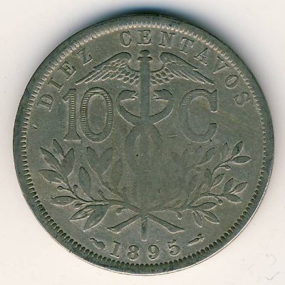 Боливия, 10 сентаво (1895 г.)