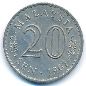 Малайзия, 20 сен (1967 г.)