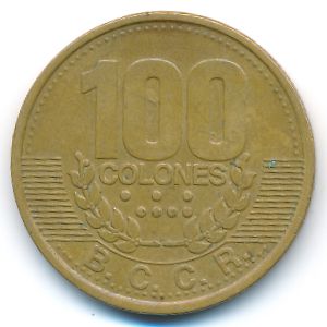 Costa Rica, 100 colones, 1995
