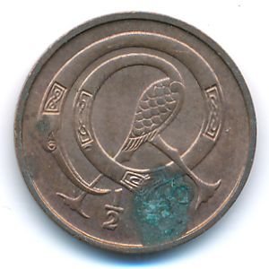 Ireland, 1/2 penny, 1971
