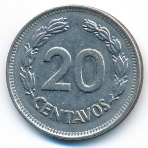 Ecuador, 20 centavos, 1978