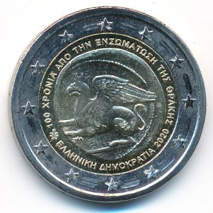 Греция, 2 евро (2020 г.)