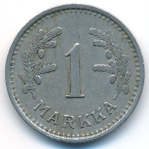 Finland, 1 markka, 1939
