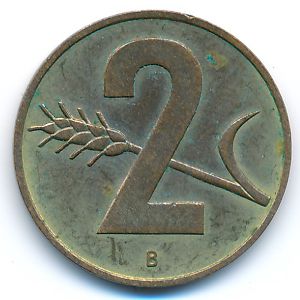 Швейцария, 2 раппена (1957 г.)