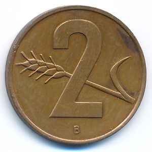 Швейцария, 2 раппена (1966 г.)
