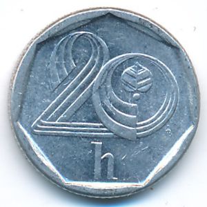 Czech, 20 haleru, 1994
