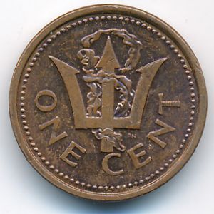 Barbados, 1 cent, 1985