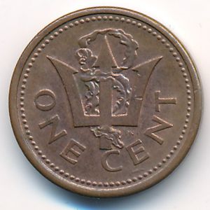 Barbados, 1 cent, 1990