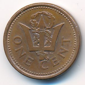 Barbados, 1 cent, 1991