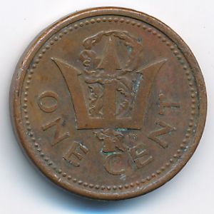 Barbados, 1 cent, 1991