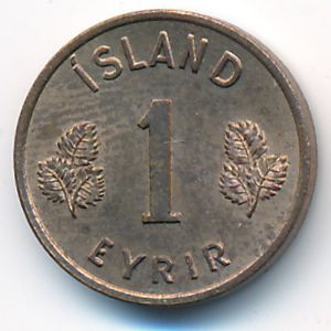 Исландия, 1 эйрир (1966 г.)