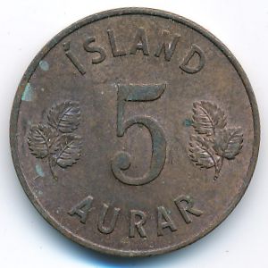 Исландия, 5 эйре (1966 г.)