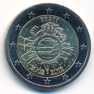 Эстония, 2 евро (2012 г.)
