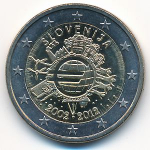 Slovenia, 2 euro, 2012