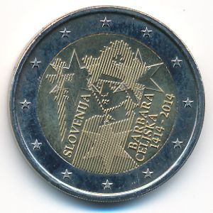 Slovenia, 2 euro, 2014