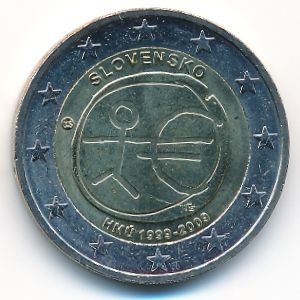 Словакия, 2 евро (2009 г.)