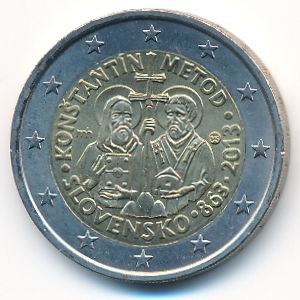 Slovakia, 2 euro, 2013