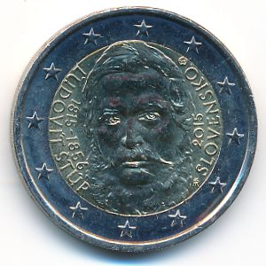 Slovakia, 2 euro, 2015