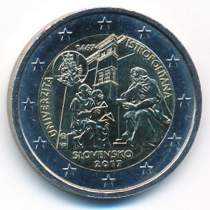 Словакия, 2 евро (2017 г.)