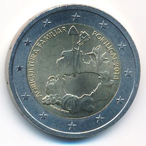 Португалия, 2 евро (2014 г.)