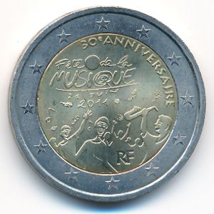 France, 2 euro, 2011