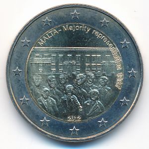 Мальта, 2 евро (2012 г.)
