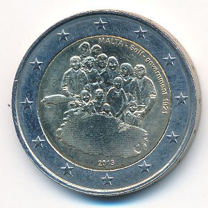 Мальта, 2 евро (2013 г.)