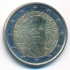 Finland, 2 euro, 2013