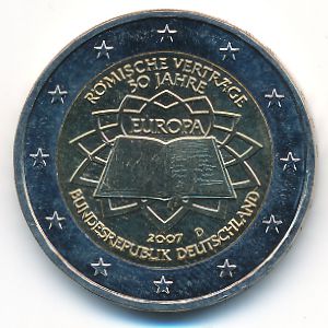 Германия, 2 евро (2007 г.)