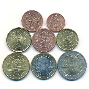 Австрия, Набор монет (2011 г.)