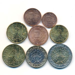 France, Набор монет