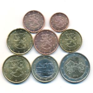 Финляндия, Набор монет (2013 г.)