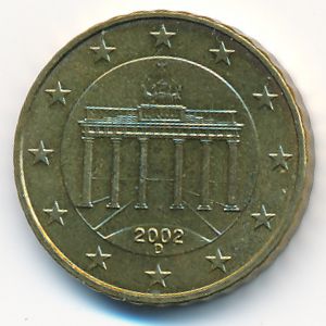 Германия, 10 евроцентов (2002 г.)