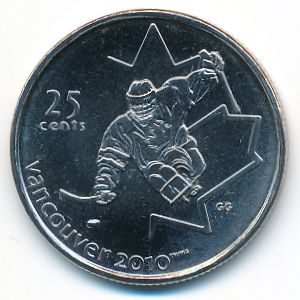 Canada, 25 cents, 2009