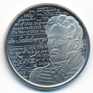 Канада, 25 центов (2013 г.)