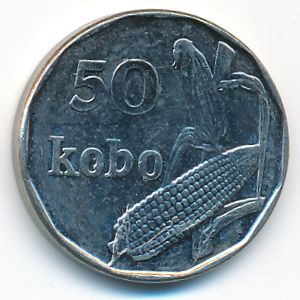 Nigeria, 50 kobo, 2006