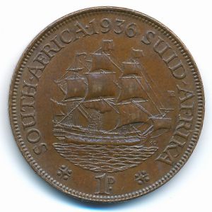 ЮАР, 1 пенни (1936 г.)