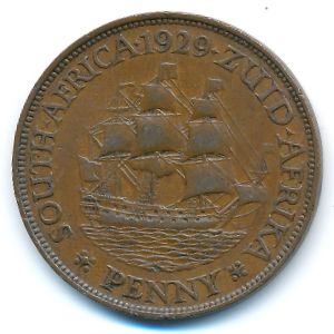ЮАР, 1 пенни (1929 г.)