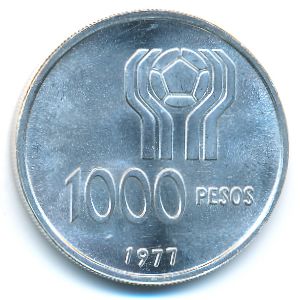 Аргентина, 1000 песо (1977 г.)