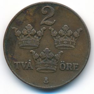Швеция, 2 эре (1926 г.)