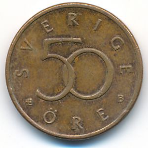 Швеция, 50 эре (1999 г.)