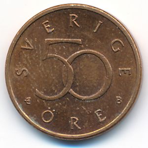 Швеция, 50 эре (2000 г.)