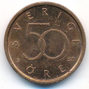 Швеция, 50 эре (2008 г.)