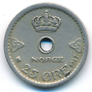 Norway, 25 ore, 1927