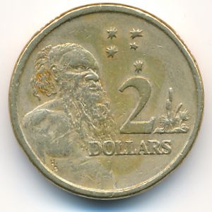 Австралия, 2 доллара (1988 г.)
