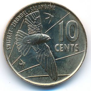 Сейшелы, 10 центов (2016 г.)